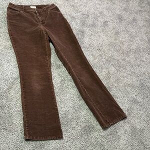 Vintage 90s St. John's Bay Women's Straight Leg Corduroy Jeans - Rich Brown